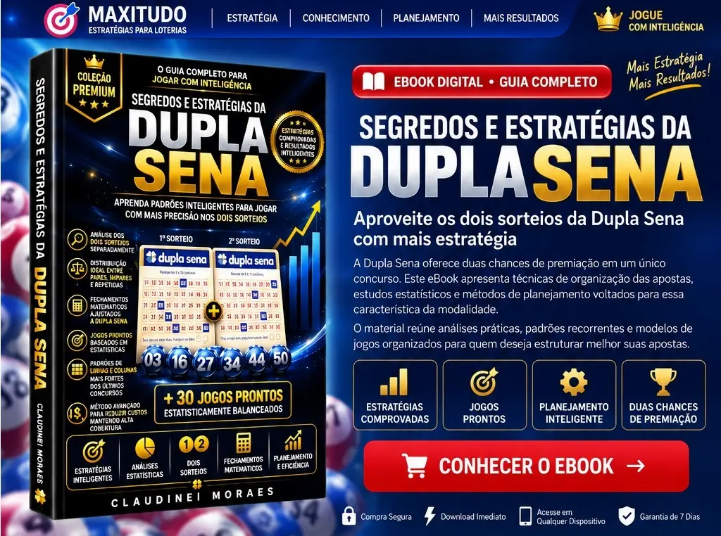 Segredos e Estratégias da Dupla Sena - eBook Premium