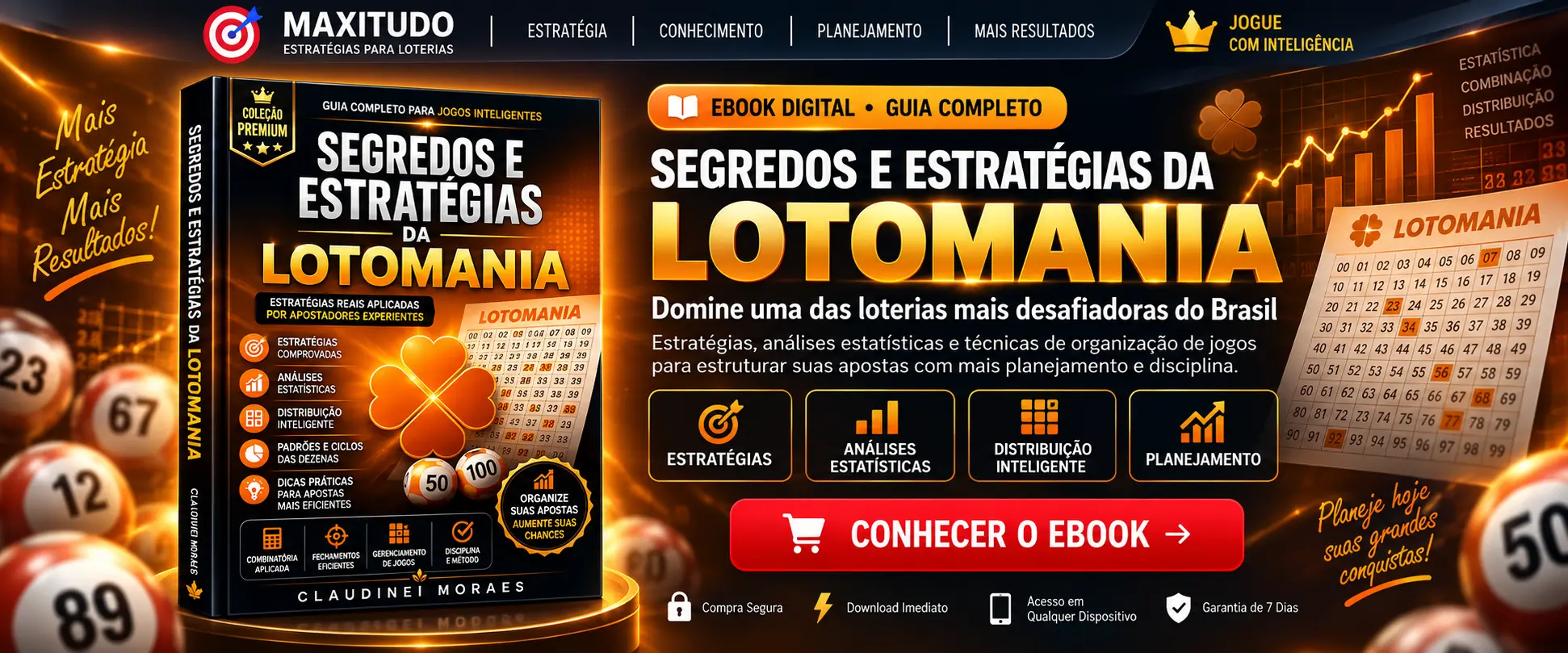 Segredos e Estratégias da Lotomania - eBook Premium